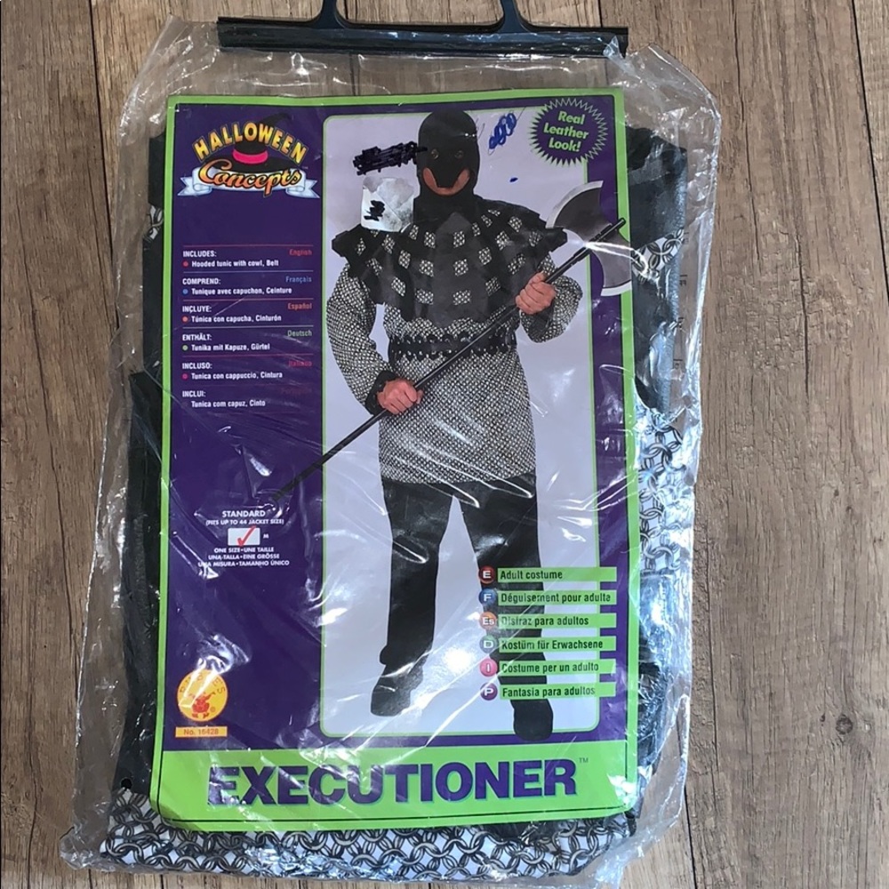 New Executioner mens Halloween medium costume